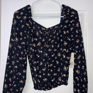 Floral Blouse Long Sleeve
